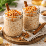Oster Overnight Oats mit Karotte und Zimt gesundes Frühstück für Darm und Abnehmen