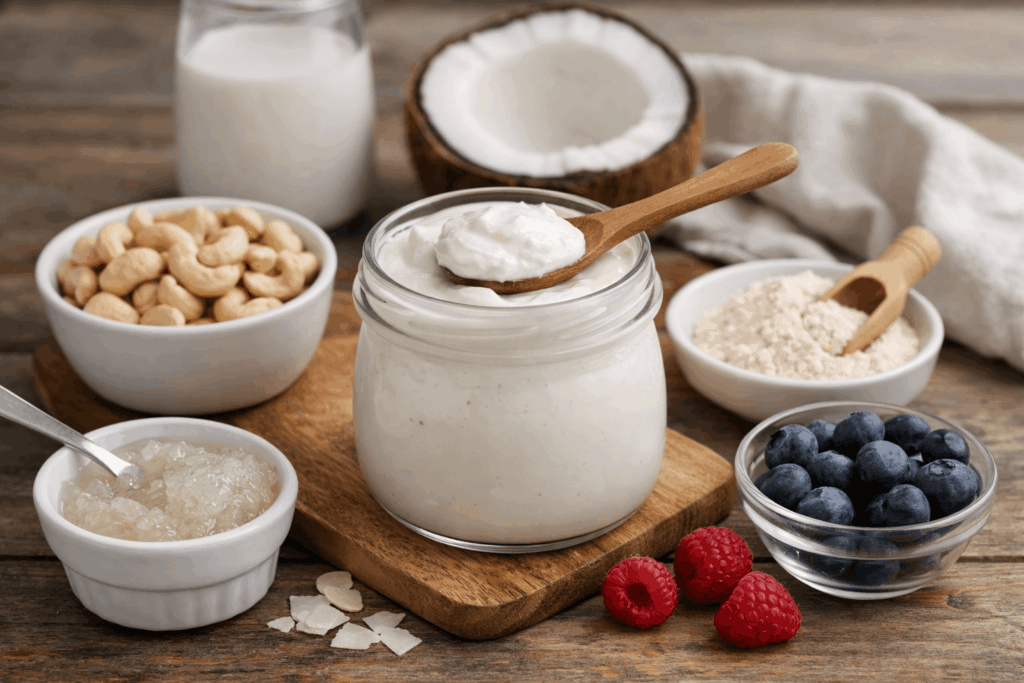 Veganen Joghurt selber machen. Cremig, darmfreundlich & ohne Zusatzstoffe img 6924