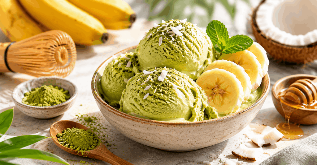 Bananen-Eis selbst machen: Das Matcha-Rezept für einen glücklichen Darm img 8845