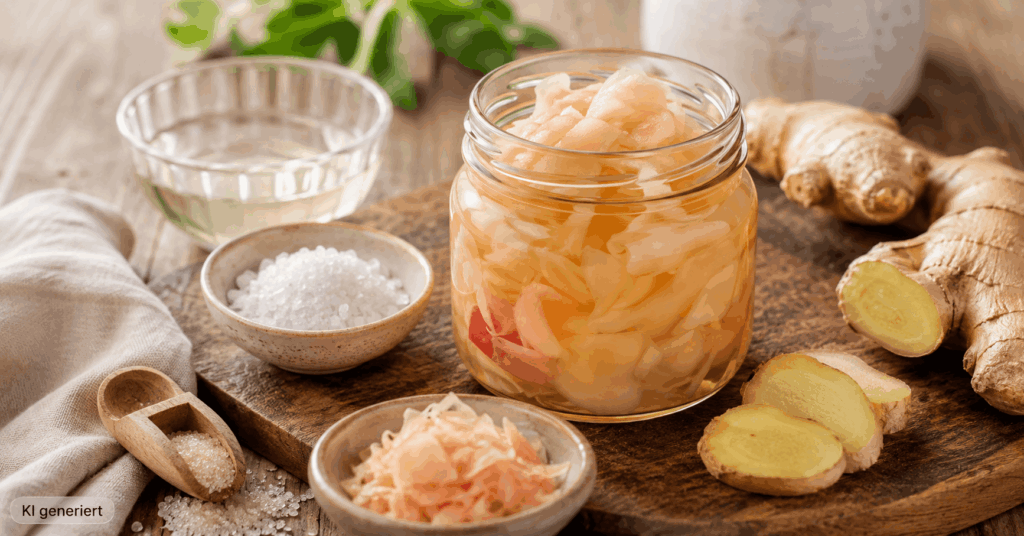 Süß-sauren Ingwer selber machen: Gari-Rezept für Sushi & Bowls img 0626