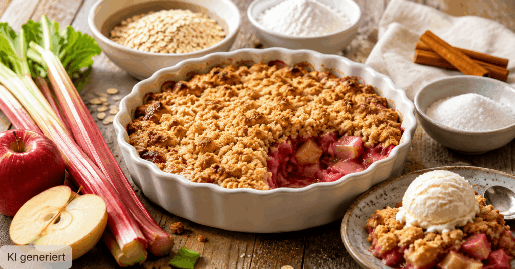 Der perfekte Rhabarber Crumble mit Haferflocken (+ 2 leckere Varianten) img 1384