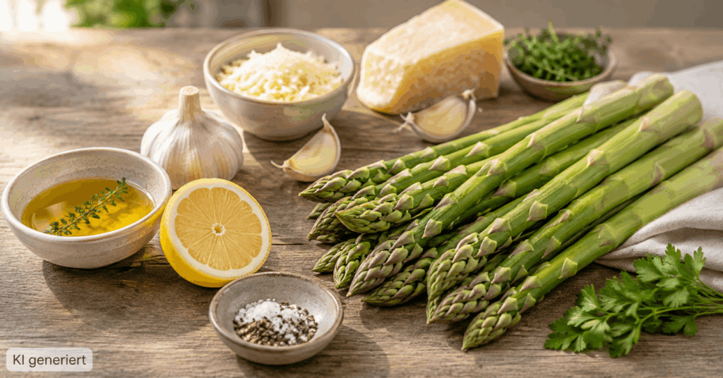 Grüner Spargel Rezept: einfach, schnell und aromatisch aus Pfanne oder Ofen img 1433
