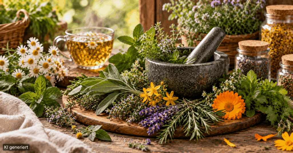 12 Kräuter aus der Natur, die Körper, Geist und Zuhause bereichern Heilkräuter, Kräuterwissen, Kräuter selber sammeln, Kräutertee, heimische Kräuter, Wildkräuter, Kräuter im Alltag, natürliche Hausmittel, traditionelle Pflanzenkunde, Kräuter für Zuhause, Kräuter richtig anwenden, Heilpflanzen für Anfänger