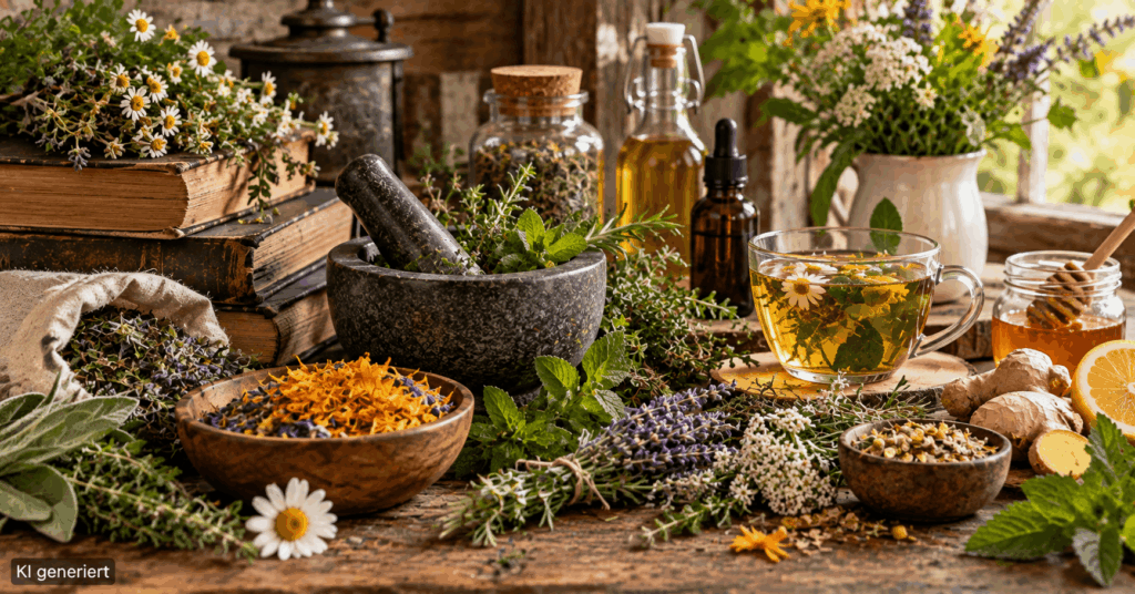 12 Kräuter aus der Natur, die Körper, Geist und Zuhause bereichern Heilkräuter, Kräuterwissen, Kräuter selber sammeln, Kräutertee, heimische Kräuter, Wildkräuter, Kräuter im Alltag, natürliche Hausmittel, traditionelle Pflanzenkunde, Kräuter für Zuhause, Kräuter richtig anwenden, Heilpflanzen für Anfänger