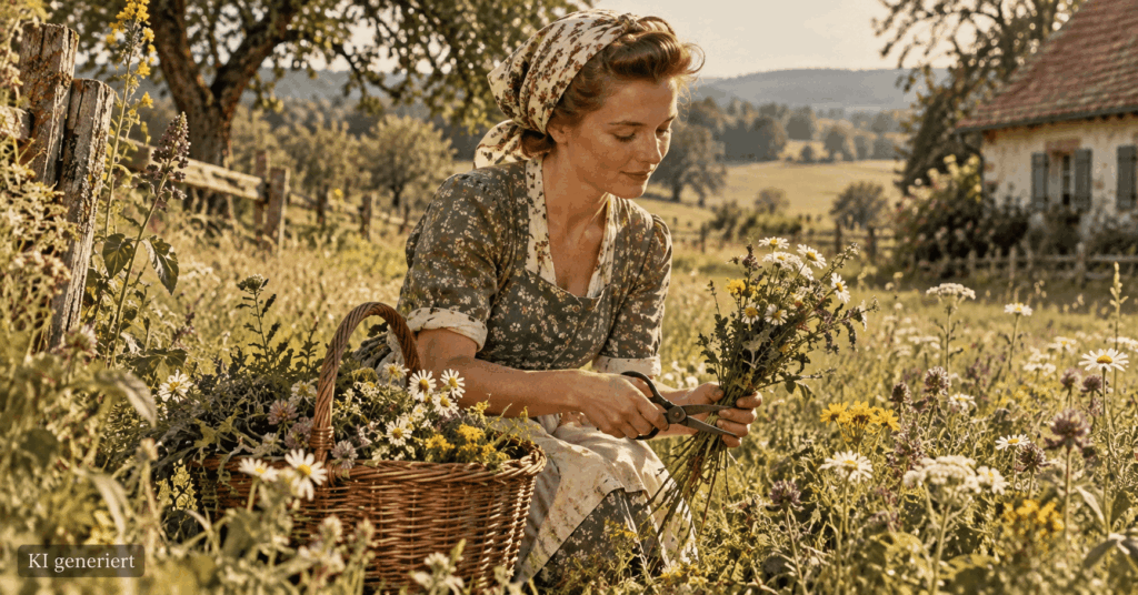 Kräuter richtig sammeln, Kräuter ernten, beste Zeit Kräuter sammeln, Kräuter trocknen, Wildkräuter sammeln, Blätter sammeln, Blüten sammeln, Kräuterwurzeln ernten, Samen sammeln, Kräuter richtig trocknen, Kräuter aufbewahren, Kräuterkunde für Anfänger, Kräuter sammeln im Herbst, Kräuter sammeln im Frühjahr