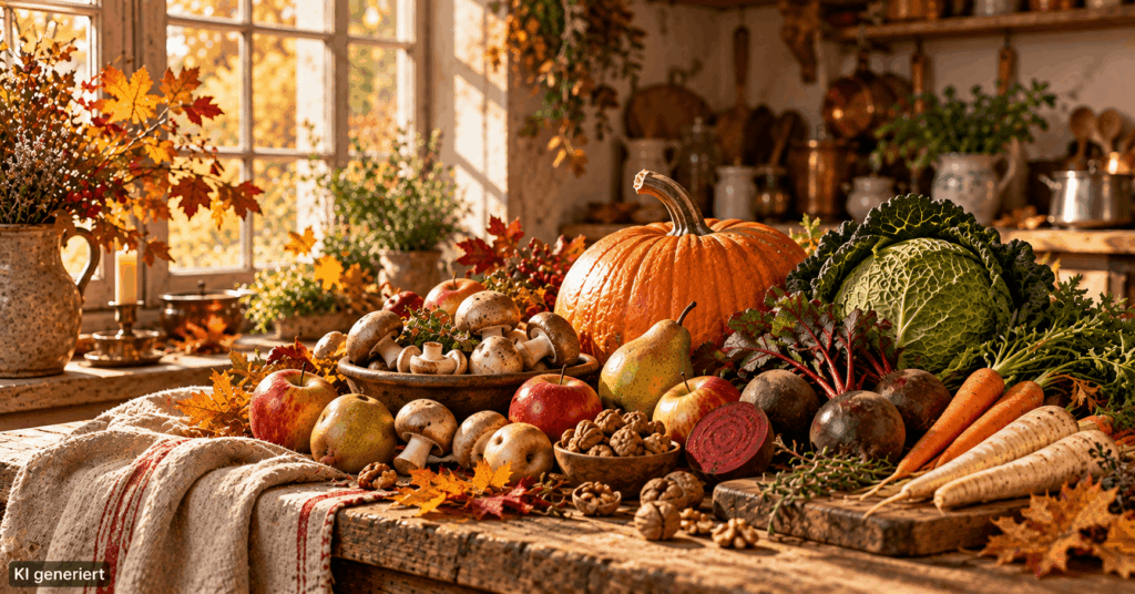 Goldener Herbst in der Küche: 9 Zutaten, die jetzt besonders gut schmecken Herbstküche, Herbstgemüse, saisonale Zutaten Herbst, Herbst Rezepte, Kürbis Rezepte, Herbstgemüse Rezepte, Äpfel im Herbst, saisonal kochen, einfache Herbstrezepte