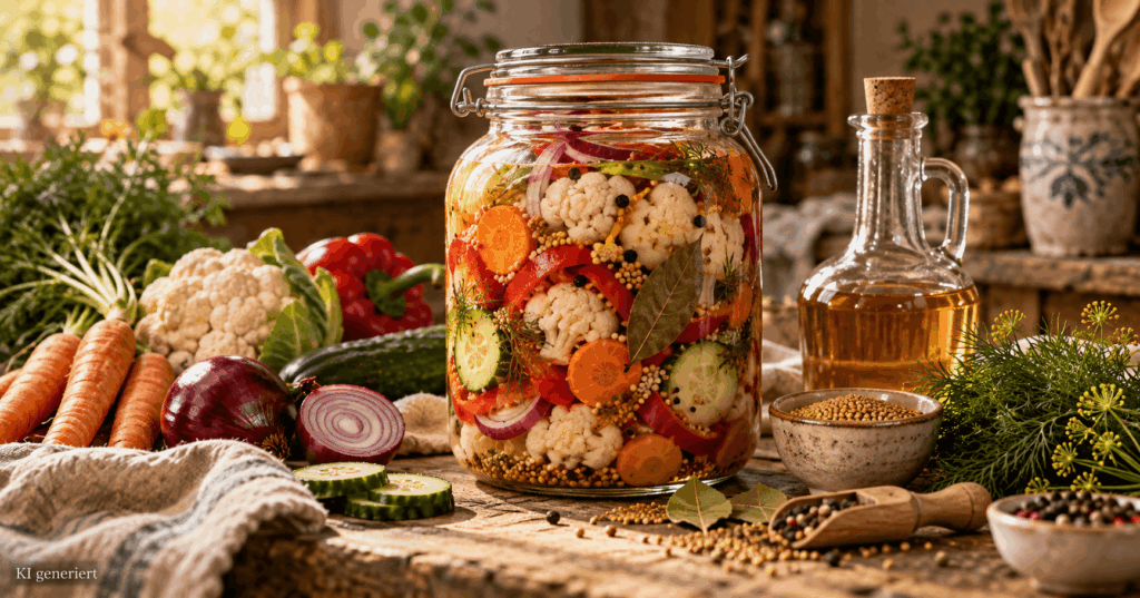 Vorratsschrank füllen, Gemüse haltbar machen, Obst einkochen, Gemüse einkochen, Herbstgemüse haltbar machen, Einmachen im Herbst, Vorräte selber machen, Rezepte zum Einkochen, Gemüse einlegen, Herbst im Glas, Apfelmus einkochen, Kürbis Chutney, Zucchini Relish, Rote Bete einlegen, Zwetschgenröster, Sauerkraut selber machen